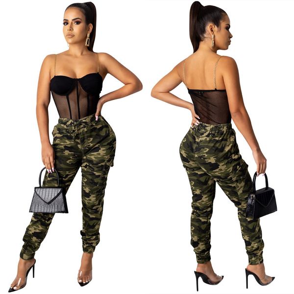 fashion ladies elastic waist camouflage print club party casual pockets long loose pencil cargo pants bottoms overalls for women, Black;white
fashion ladies elastic waist camouflage print club party casual pockets long loose pencil cargo pants bottoms overalls for women, Black;white