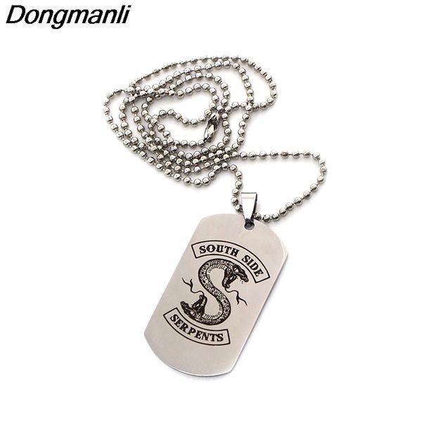 p2226 dongmanli tv series riverdale pendant necklace stainless steel fashion inspired jewelry for fans laser printing, Silver
p2226 dongmanli tv series riverdale pendant necklace stainless steel fashion inspired jewelry for fans laser printing, Silver