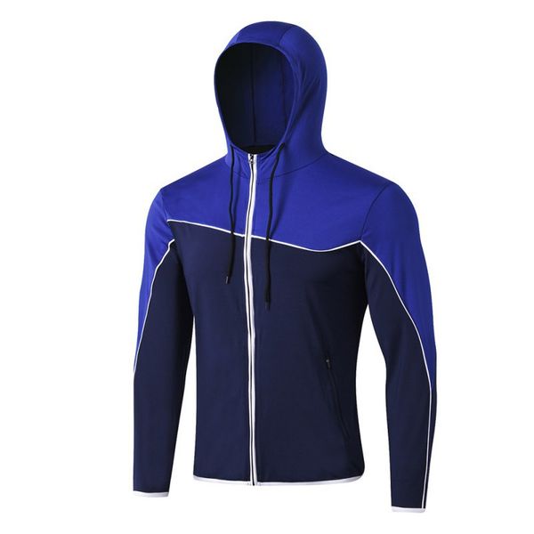 men sport coat zipper hooded long sleeve color stitching pockets slim coatym, Black;red
men sport coat zipper hooded long sleeve color stitching pockets slim coatym, Black;red