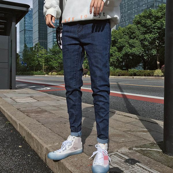men jeans skinny stretch straight washed casual solid spring summer men denim jeans slim retro straight male quality pants, Blue
men jeans skinny stretch straight washed casual solid spring summer men denim jeans slim retro straight male quality pants, Blue