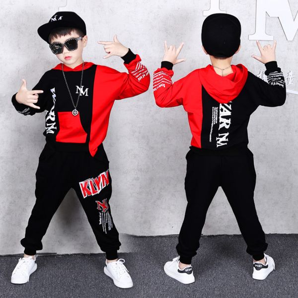 2 pieces suit kids teenage boys clothing sets hip-hop dancing sports tracksuits cotton hooded + trousers boys autumn outfits, White
2 pieces suit kids teenage boys clothing sets hip-hop dancing sports tracksuits cotton hooded + trousers boys autumn outfits, White