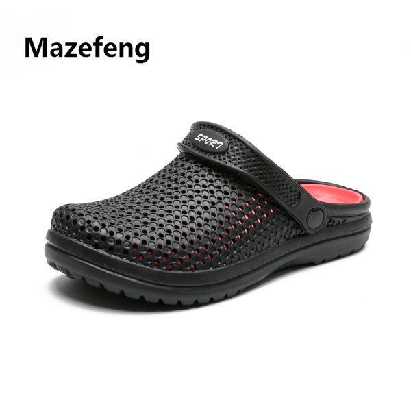 mazefeng comfortable men pool sandals summer outdoor beach shoes male slip on garden casual water shower eva slippers men, Black 
mazefeng comfortable men pool sandals summer outdoor beach shoes male slip on garden casual water shower eva slippers men, Black