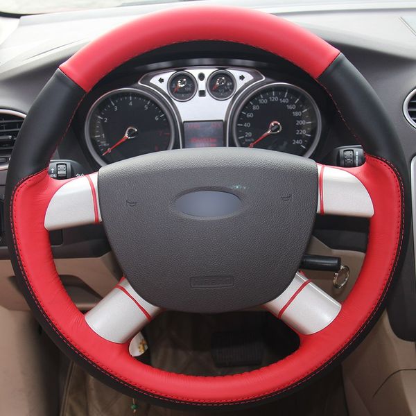 black natural leather red natural leather car steering wheel cover for ford kuga 2008-2011 ford focus 2 2005-2011
black natural leather red natural leather car steering wheel cover for ford kuga 2008-2011 ford focus 2 2005-2011