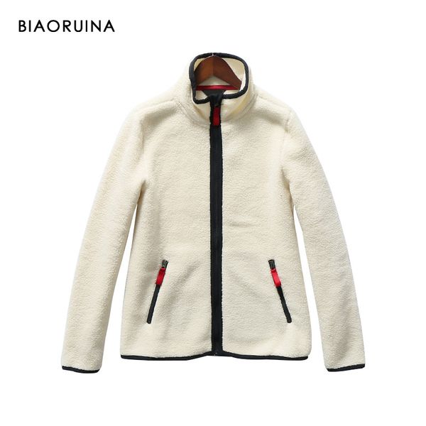 biaoruina women double-sided thick fleece keep warm casual outerwear stand collar female fashion winter active wear jacket coat, Black;brown
biaoruina women double-sided thick fleece keep warm casual outerwear stand collar female fashion winter active wear jacket coat, Black;brown
