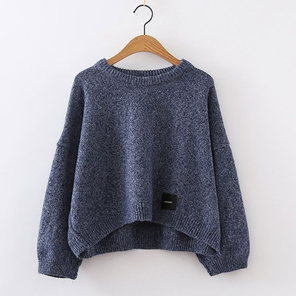 feitong sweater women lady long sleeve casual solid autumn and winter loose women sweater knit jumper pull femme, White;black
feitong sweater women lady long sleeve casual solid autumn and winter loose women sweater knit jumper pull femme, White;black