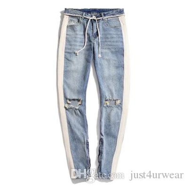 мужские ins горячие продаем джинсы hip hop hole брюки street тонкий fit straight сезонов моды джинсы, Blue
мужские ins горячие продаем джинсы hip hop hole брюки street тонкий fit straight сезонов моды джинсы, Blue