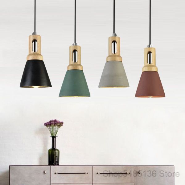 wood cement pendant lights modern led loft industrial decor hanging lamp living room bedroom cafe bar pendant light fixtures
wood cement pendant lights modern led loft industrial decor hanging lamp living room bedroom cafe bar pendant light fixtures