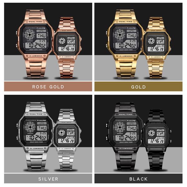 mens waterproof multi-function sports watch square fashion electronic watch southeast asia selling models, Slivery;brown
mens waterproof multi-function sports watch square fashion electronic watch southeast asia selling models, Slivery;brown