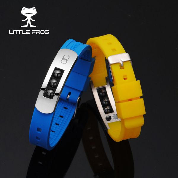 little frog personality men bracelet energy stainless steel & silicone bracelets magnetic hematite bead jewelry 20005, Golden;silver
little frog personality men bracelet energy stainless steel & silicone bracelets magnetic hematite bead jewelry 20005, Golden;silver