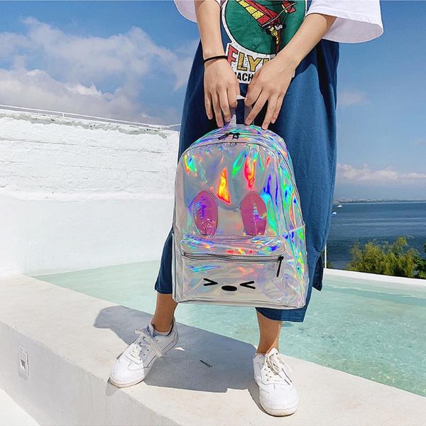 women ear backpack for girls sequined travelbag bling shiny rucksack school bag cute heart backpack mochila mujer#g7
women ear backpack for girls sequined travelbag bling shiny rucksack school bag cute heart backpack mochila mujer#g7