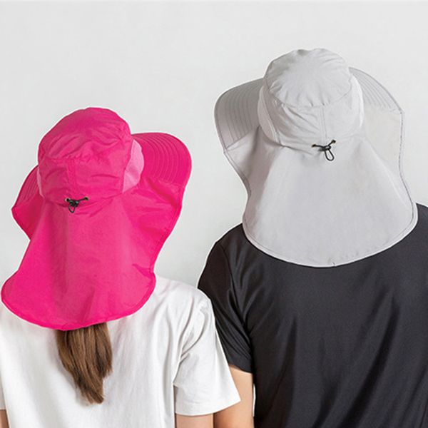 new summer wide brim sun hat neck flap fishing safari cap for outdoor mountaineering hat sports caps in summer #zer, Blue;gray
new summer wide brim sun hat neck flap fishing safari cap for outdoor mountaineering hat sports caps in summer #zer, Blue;gray