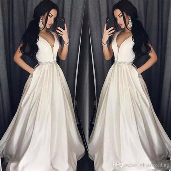 elegant plus size prom dresses a line floor length long formal dress v neck evening gown beads sash vestidos de fiesta, Black
elegant plus size prom dresses a line floor length long formal dress v neck evening gown beads sash vestidos de fiesta, Black