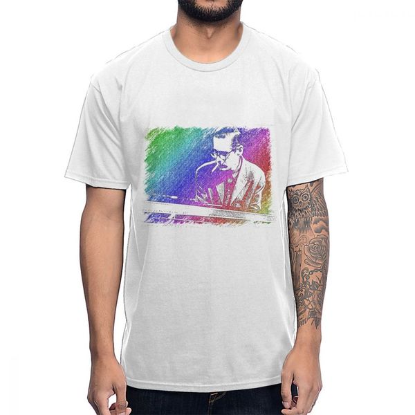 simple colorful design bill evans tee shirt for man good o-neck t shirt, White;black
simple colorful design bill evans tee shirt for man good o-neck t shirt, White;black