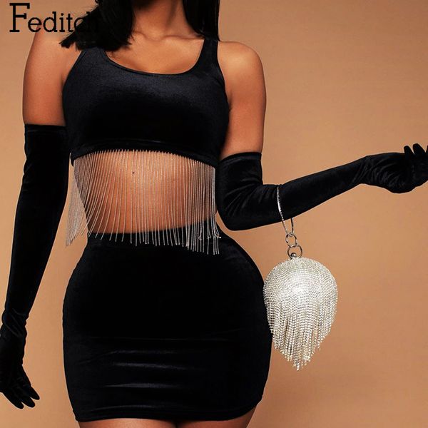 feditch glitter autumn long sleeve women 2 piece dress bodycon black club evening sets party mini dress elegant women set, White
feditch glitter autumn long sleeve women 2 piece dress bodycon black club evening sets party mini dress elegant women set, White