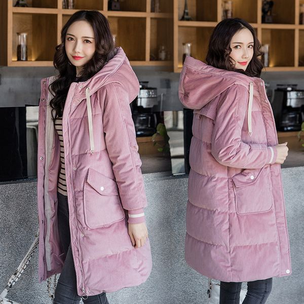 2019 winter new style korean-style down jacket cotton-padded clothes women's cotton-padded jacket corduroy coat women's thick wa, Blue;black
2019 winter new style korean-style down jacket cotton-padded clothes women's cotton-padded jacket corduroy coat women's thick wa, Blue;black