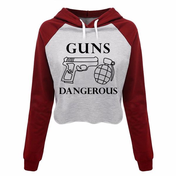 fashion gun dangerous women long sleeve hoodie crop pullover girls harajuku femme shirt womens hoodies clothing sweatshirt, Black
fashion gun dangerous women long sleeve hoodie crop pullover girls harajuku femme shirt womens hoodies clothing sweatshirt, Black