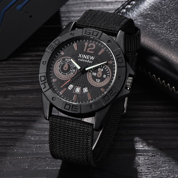 wholesale watches mens nylon band date quartz wrist watch men sports gifts clock erkek barato saat montre homme, Slivery;brown
wholesale watches mens nylon band date quartz wrist watch men sports gifts clock erkek barato saat montre homme, Slivery;brown