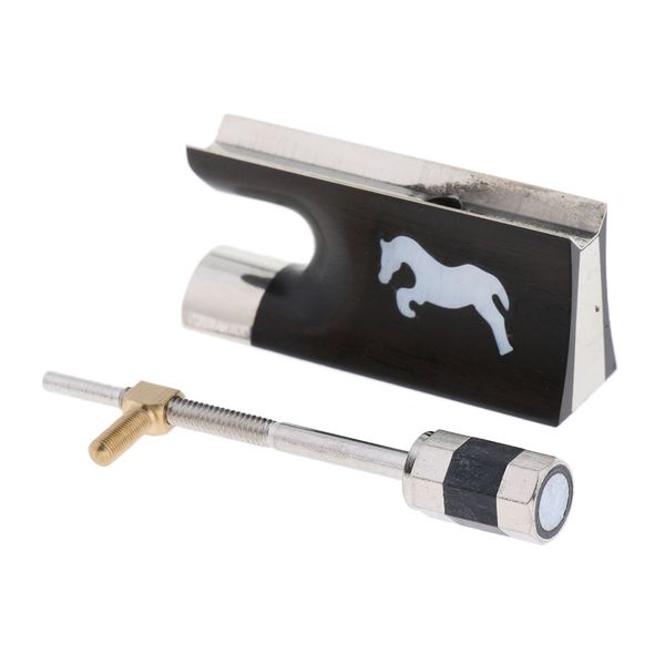 musically 4/4 3/4 violin ebony bow frog for violinist musical gift 
musically 4/4 3/4 violin ebony bow frog for violinist musical gift