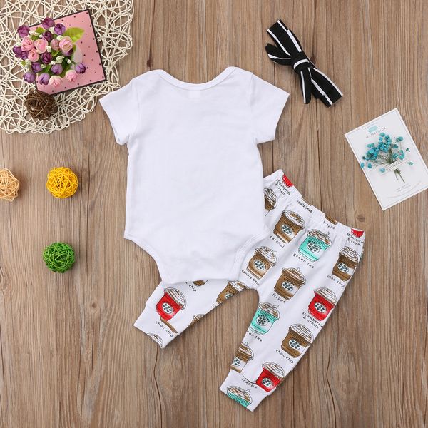 newborn kid baby girl mommy's coffee cup jumpsuit + coffee pants outfit set 2pcs baby clothing, White
newborn kid baby girl mommy's coffee cup jumpsuit + coffee pants outfit set 2pcs baby clothing, White
