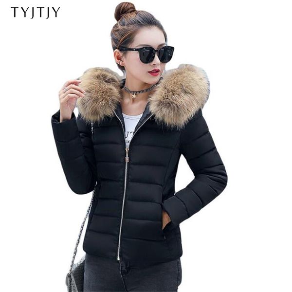 2019 new fashion autumn winter jacket women large faux fur collar hooded down cotton coat female short parkas -4xl, Tan;black
2019 new fashion autumn winter jacket women large faux fur collar hooded down cotton coat female short parkas -4xl, Tan;black