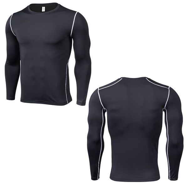 compression shirt men long sleeve fitness quick-dry running t-shirt men jogging gym clothing sport training t-shirt 2020 new, Black;blue
compression shirt men long sleeve fitness quick-dry running t-shirt men jogging gym clothing sport training t-shirt 2020 new, Black;blue
