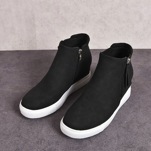 2020 autumn women flats fashion vintage zipper flat shoes round head comfortable lightweight casual shoes women zapatos de mujer, Black
2020 autumn women flats fashion vintage zipper flat shoes round head comfortable lightweight casual shoes women zapatos de mujer, Black