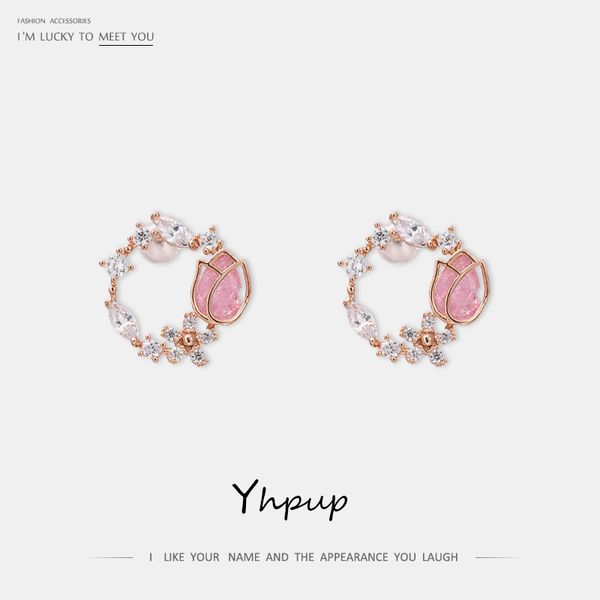 yhpup trendy sweet romantic cubic zirconia stud earrings exquisite earring jewelry for women wedding party gift 2020, Golden;silver
yhpup trendy sweet romantic cubic zirconia stud earrings exquisite earring jewelry for women wedding party gift 2020, Golden;silver