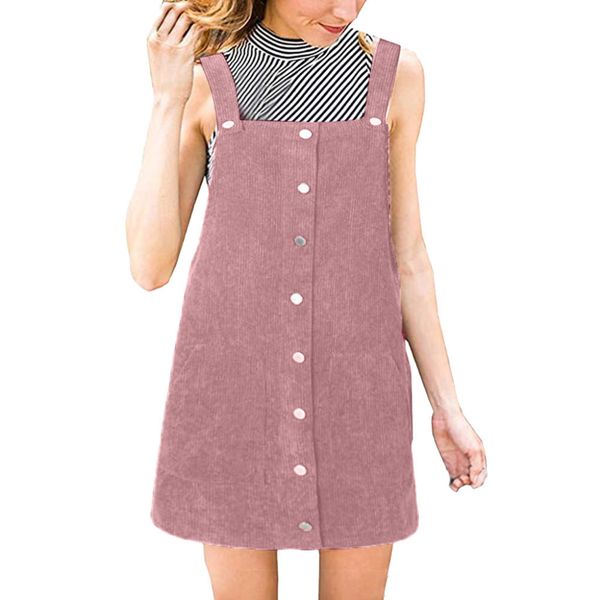 2019 korean women's dresses strap single breasted pure color pullover slim casual fashion vestidos, Black;gray
2019 korean women's dresses strap single breasted pure color pullover slim casual fashion vestidos, Black;gray