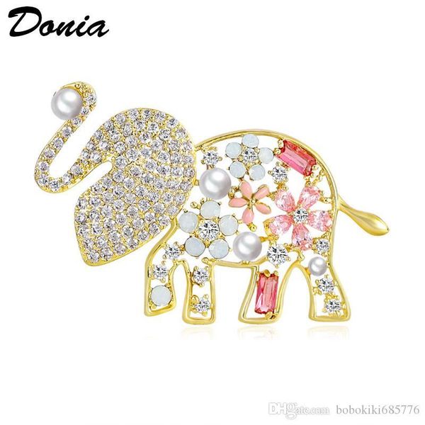 donia jewelry european and american popular elephant brooch copper micro inlaid zircon brooch gift brooch christmas coat scarf accessories, Gray
donia jewelry european and american popular elephant brooch copper micro inlaid zircon brooch gift brooch christmas coat scarf accessories, Gray