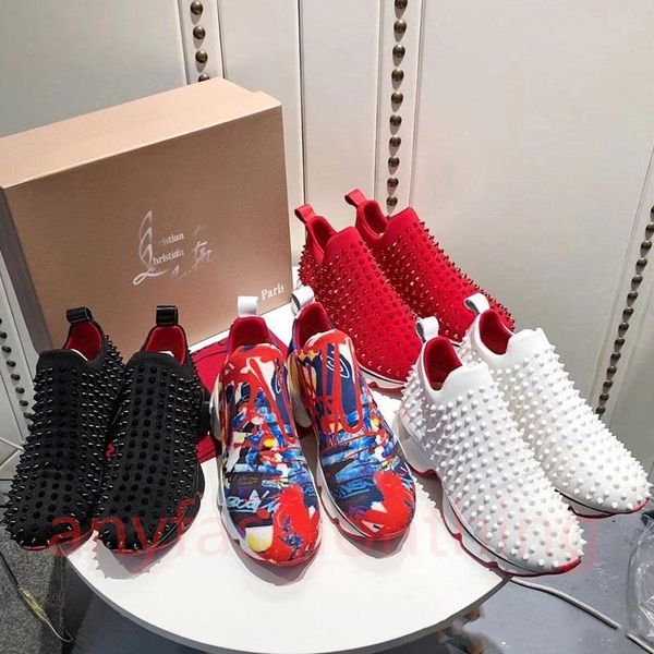 new superstar rivet red bottom sneakers luxury rhinestone shoes men and women models party designer sports shoes couple leather flat shoes, Black;red
new superstar rivet red bottom sneakers luxury rhinestone shoes men and women models party designer sports shoes couple leather flat shoes, Black;red