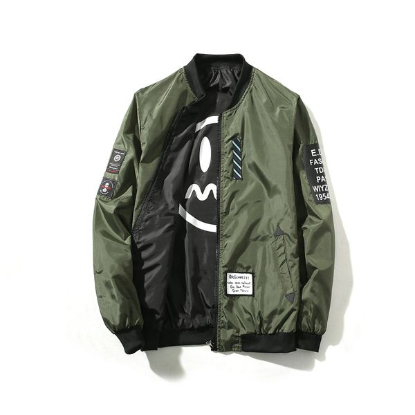 big size bomer jacket man autumn sided wear jackets double sided jacket big size sun clothing chamarras para hombre cc50jk, Black;brown
big size bomer jacket man autumn sided wear jackets double sided jacket big size sun clothing chamarras para hombre cc50jk, Black;brown