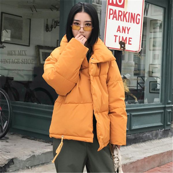 2019 fashion oversize winter jacket women coat stand collar short parkas autumn lady korean warm casual loose plus size overcoat, Black
2019 fashion oversize winter jacket women coat stand collar short parkas autumn lady korean warm casual loose plus size overcoat, Black