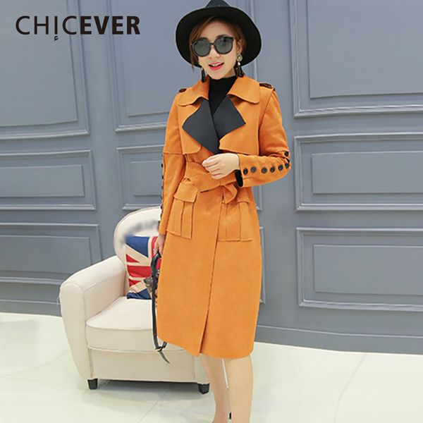 chicever spring plus size trench coat for women windbreaker long sleeve slim loose female coats clothes fashion korean new, Tan;black
chicever spring plus size trench coat for women windbreaker long sleeve slim loose female coats clothes fashion korean new, Tan;black