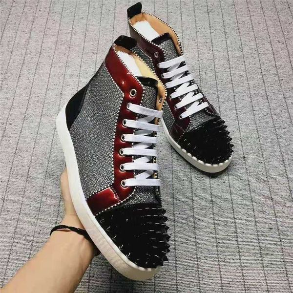 originals quality red bottom rantus orlato men's flat sneakers men shoes luxury print silver pik pik no limit rare studs rhinestones gr, Black
originals quality red bottom rantus orlato men's flat sneakers men shoes luxury print silver pik pik no limit rare studs rhinestones gr, Black