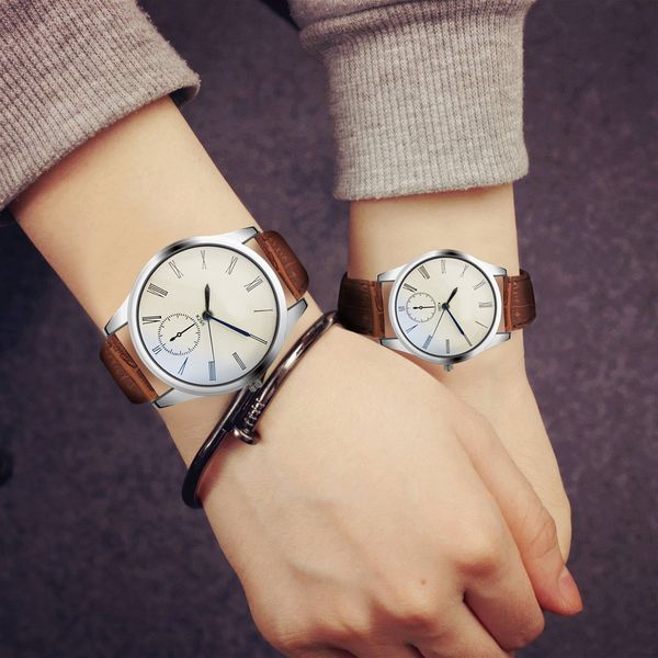 fashion couple watch women mens analog casual brown leather strap couple watches simple style ladies wristwatches dropshiping, Slivery;brown
fashion couple watch women mens analog casual brown leather strap couple watches simple style ladies wristwatches dropshiping, Slivery;brown
