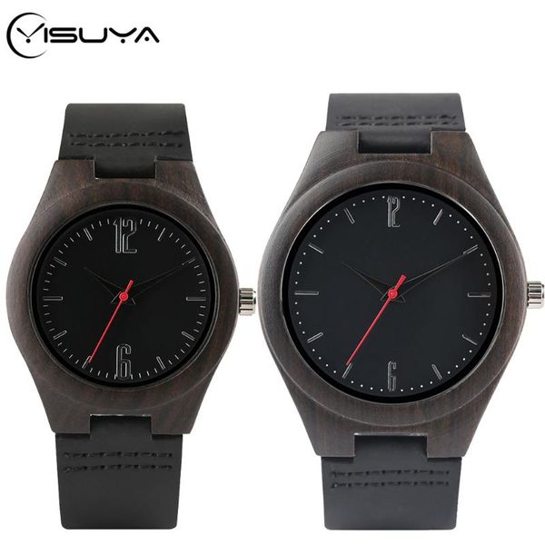 yisuya lovers gifts retro ebony wood watch mens natural wooden women dress clocks male genuine leather band souvenir gifts, Slivery;brown
yisuya lovers gifts retro ebony wood watch mens natural wooden women dress clocks male genuine leather band souvenir gifts, Slivery;brown