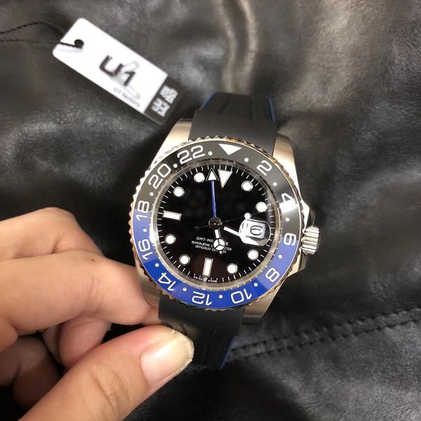 U1 Factory 2020 Batman Автоматическая Механическая GMT каучуковый ремешок черный синий обод
U1 Factory 2020 Batman Автоматическая Механическая GMT каучуковый ремешок черный синий обод