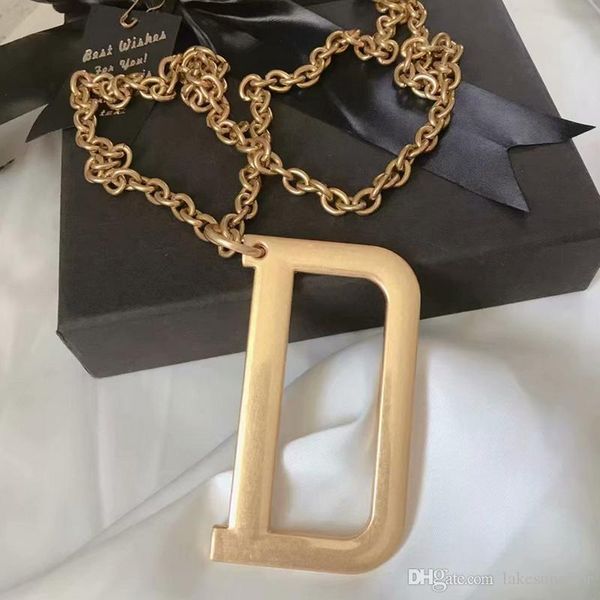 metal letter d pendant necklace women vintage letter chain necklace sweater chain for gift party high quality, Silver
metal letter d pendant necklace women vintage letter chain necklace sweater chain for gift party high quality, Silver