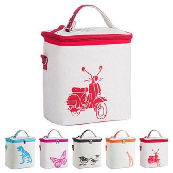 animal pattern lunch box portable insulated canvas lunch bag thermal picnic bags for women kids, Blue;pink
animal pattern lunch box portable insulated canvas lunch bag thermal picnic bags for women kids, Blue;pink