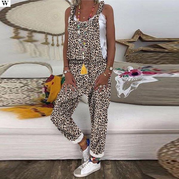 women's jumpsuits & rompers trendy backless harem jumpsuit leopard print women long club casual overalls pants 2.26, Black;white
women's jumpsuits & rompers trendy backless harem jumpsuit leopard print women long club casual overalls pants 2.26, Black;white