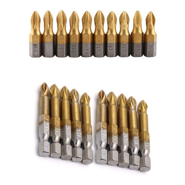 5/10 pcs titanium coated anti slip hex shank ph2 electric s2 cross head magnetic tip screwdriver bit home factory hand
5/10 pcs titanium coated anti slip hex shank ph2 electric s2 cross head magnetic tip screwdriver bit home factory hand