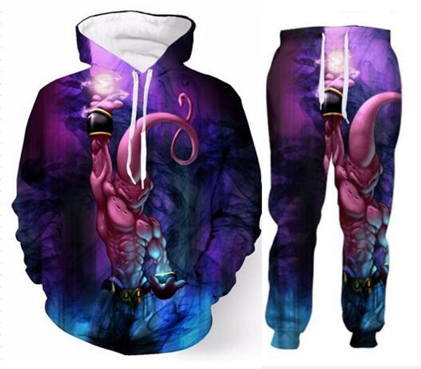 new men/womens dragon ball z majin buu funny 3d print fashion tracksuits crewneck hip hop sweatshirt and pants 2 pcs set hoodies us09, Gray
new men/womens dragon ball z majin buu funny 3d print fashion tracksuits crewneck hip hop sweatshirt and pants 2 pcs set hoodies us09, Gray