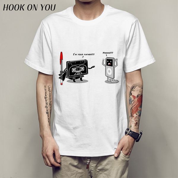 men tshirt new geek music player print t shirt funny i'm your father design tee shirt homme camiseta cool o-neck t-shirt man, White;black
men tshirt new geek music player print t shirt funny i'm your father design tee shirt homme camiseta cool o-neck t-shirt man, White;black