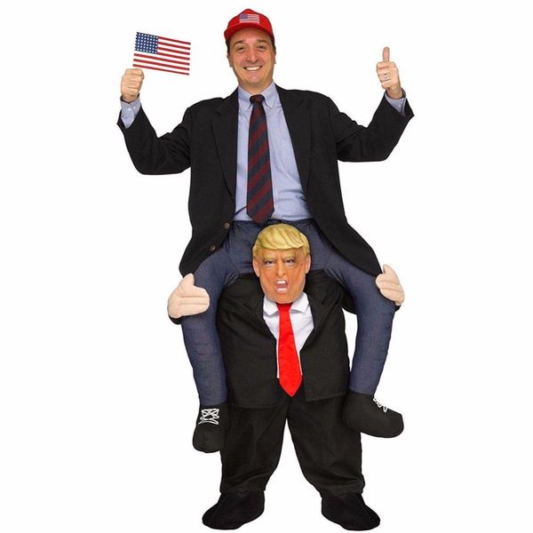 as novelty costumes pants dress up ride on donald trump shoulder mascot costumes carry back fun cosplay clothes as, Black;red
as novelty costumes pants dress up ride on donald trump shoulder mascot costumes carry back fun cosplay clothes as, Black;red