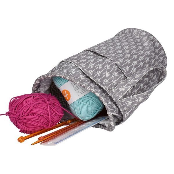 durable wool storage bag portable drawstring closure yarn storage bagsthread dispenser knit accessories other hand tools