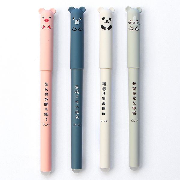 dhl 120pcs / batch cartoon animal erasable pen 0.35mm cute panda pig kawaii gel pen novelty stationery girl gift
dhl 120pcs / batch cartoon animal erasable pen 0.35mm cute panda pig kawaii gel pen novelty stationery girl gift