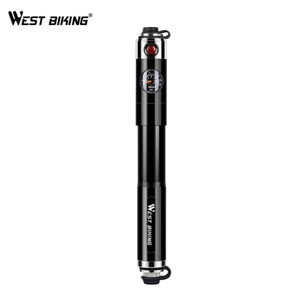 west biking bike pump aluminum alloy 160psi gauge hose tire cycling air inflator road mtb bike accessories hand bicycle pump
west biking bike pump aluminum alloy 160psi gauge hose tire cycling air inflator road mtb bike accessories hand bicycle pump