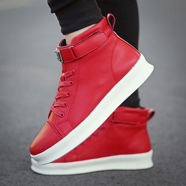 popular leather shoes for men high young boy casual shoes anti-slip men flats casual fashion sneakers for brand, Black
popular leather shoes for men high young boy casual shoes anti-slip men flats casual fashion sneakers for brand, Black
