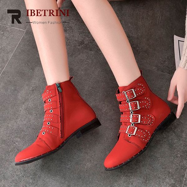 ribetrini big size 35-43 brand new belt buckle lady chunky heel shoes woman fashion rivet ankle boots casual party boots women, Black
ribetrini big size 35-43 brand new belt buckle lady chunky heel shoes woman fashion rivet ankle boots casual party boots women, Black