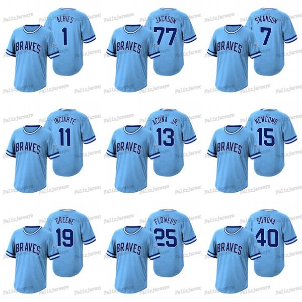 1 ozzie albies wild pitch jersey 13 ronald acuna jr. ender inciarte 54 max fried tyler flowers nick markakis shane greene jersey, Blue;black
1 ozzie albies wild pitch jersey 13 ronald acuna jr. ender inciarte 54 max fried tyler flowers nick markakis shane greene jersey, Blue;black